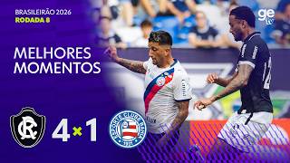 REMO 4 X 1 BAHIA | MELHORES MOMENTOS | 8ª RODADA BRASILEIRÃO 2026 | ge tv