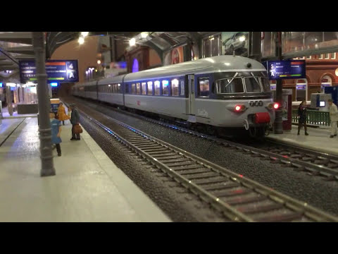 HO station diorama SBB ⑤ - Departures of sleeper trains