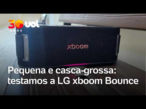 LG XBOOM Bounce é pequena, potente e casca-grossa: Review completo