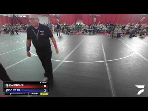 105 Lbs Round 1 - Alicia Kenfack, ND Vs Erica Irvine, IA 49f3