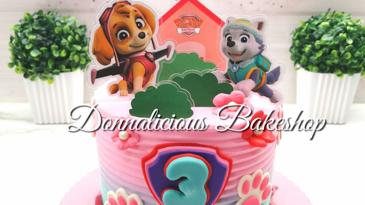 PAW PATROL CAKE MINI TUTORIAL