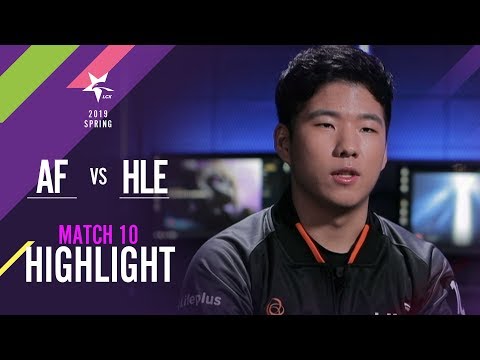[2019 LCK SPRING] 0120 Match10 AF vs HLE : Highlight