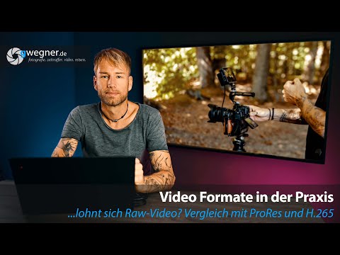 Video formats in practice - comparing raw video with ProRes and H.265 - is raw worth it?