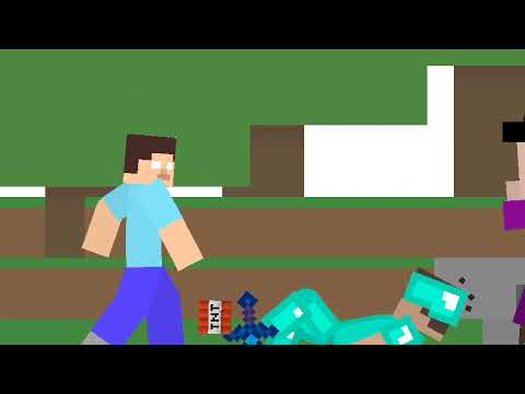 EPIC Minecraft Battle Animation - Random Madness V2!