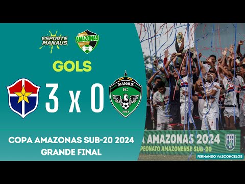 FAST CLUBE 3 X 0 MANAUS | GOLS E PREMIAÇÃO | FINAL DA COPA AMAZONAS SUB-20