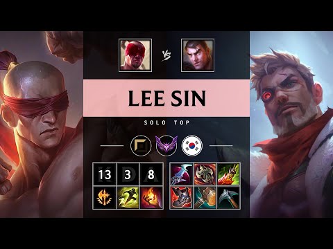 Lee Sin Top vs Jayce - KR Master Patch 25.S1.3