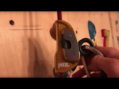 Top Rope solo with the new Rescucender from Petzl? Sketchy!!!!!!
