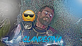 Clandestina Ft.Thor Edit Status Thor x Clandestina Status Thor Attitude Status Thor edits 😈