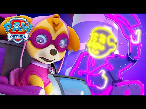 🚨 Skye redder byen fra borgmesterens STORE neonskilt! 🚁✨ | PAW Patrol | På Dansk | Sammenklip