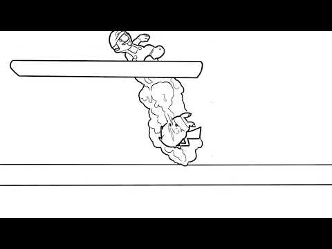 ESAM Pikachu SSBU animation
