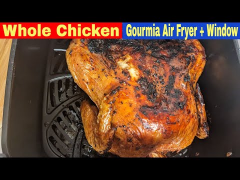 Juicy Air Fryer Whole Chicken - Gourmia 8Qt Method