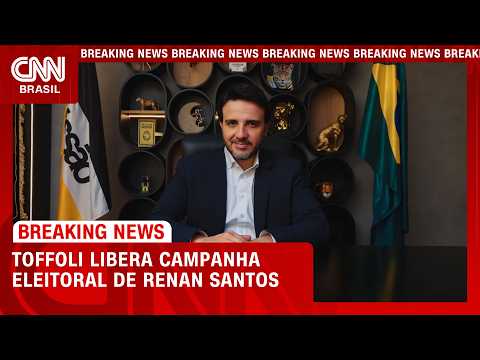 Toffoli libera campanha de Renan Santos; entenda | CNN 360º