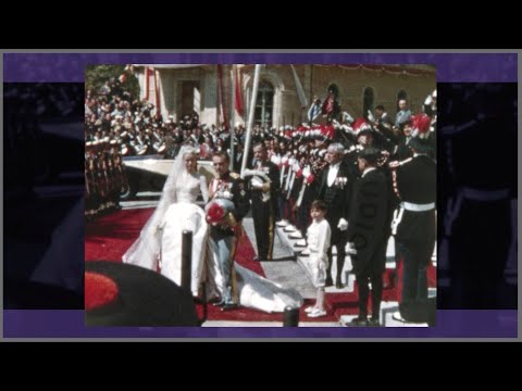 Monaco en Films : Au pied de la cathédrale. 19 avril 1956. 8 mm. Fonds Ratti