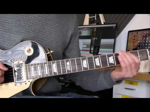 Gibson Les Paul Standard Marshall JVM205c demo Jam to my own track.