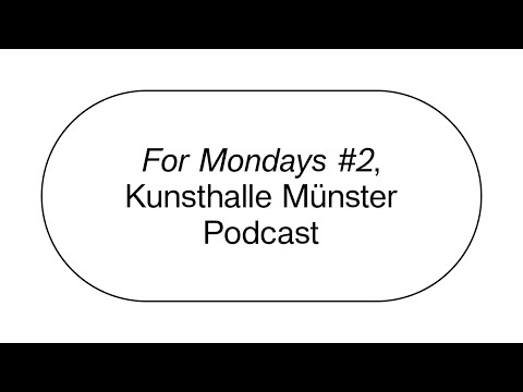 For Mondays #2: Merle Radtke + Michael Hagner