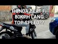 HONDA BEAT Fi 80kph Lang Top Speed Honda Beat Street