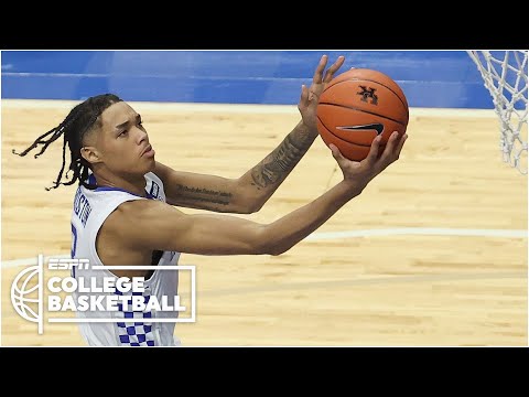 2021年NBA模擬選秀大會3號秀小布蘭登-波士頓的肯塔基首秀|ESPN大學籃球。 (2021 NBA Mock Draft No. 3 pick Brandon Boston Jr.'s Kentucky debut | ESPN College Basketball)