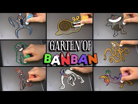 Garten of banban 2 😱 ALL BOSSES Realistic Pancake art - Jumbo Josh, Banban, Sheriff Toadster, Blue