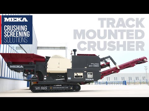 Track Mounted Jaw Crusher MTJ 1165 - MEKA