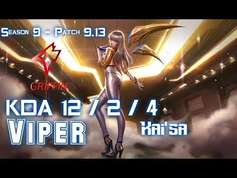 GRF Viper KAI'SA vs JINX ADC - Patch 9.13 KR Ranked