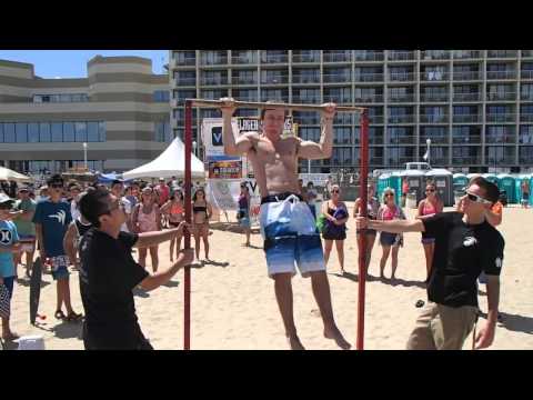 I do 33 pull ups at the Marine corps pull up challenge at ECSC 2014