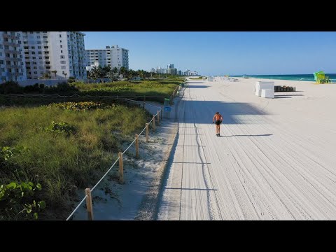 The Only Person Legally Allowed To Run On South Beach