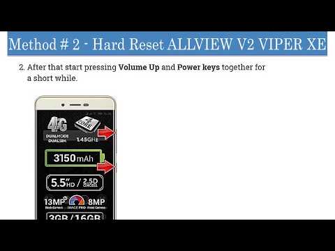 ALLVIEW V2 VIPER XE Hard Reset