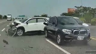 【車禍影片】一個連假過完 各車廠的業績又要漲一波了（2025.04.05 國一麻豆交流道