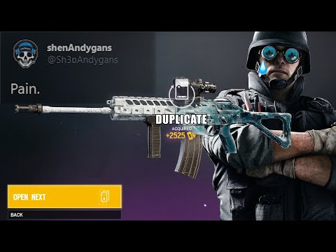 Opening 100 (and 1) Alpha Packs - Rainbow Six Siege