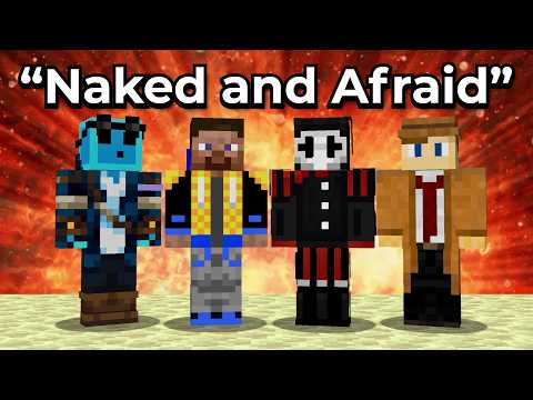 Minecraft No Armor hardcore be like