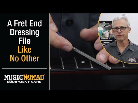 Fix Guitar Fret Sprout and Sharp Fret Ends with MusicNomad\'s Diamond Coated Fret End Dressing File