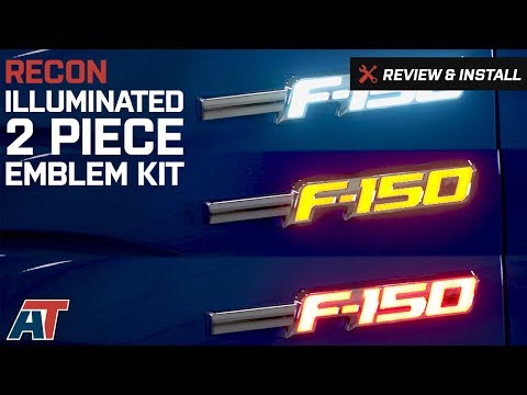 2009-2014 F150 Recon Illuminated 2 Piece Emblem Kit Review & Install