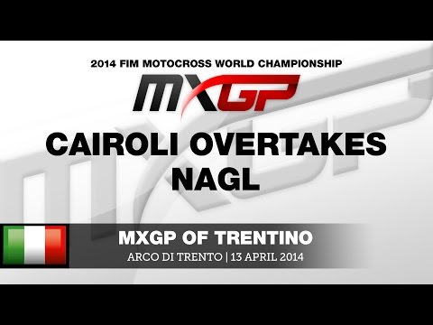 MXGP of Trentino 2014 Antonio Cairoli overtakes Max Nagl in Race 2 - Motocross