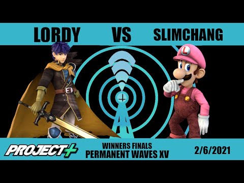 Lordy (Ike) vs SlimChang (Luigi) Permanent Waves XV Winners Finals [Project M] [P+]