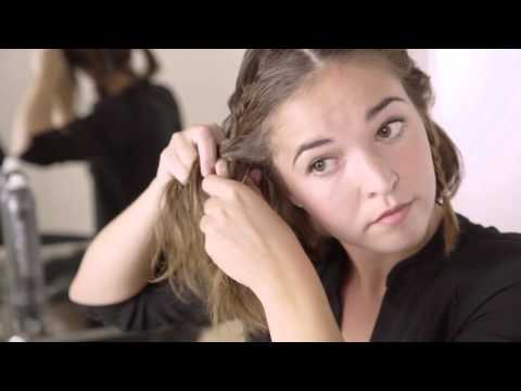 Aveda How-To | Create Even Waves with a French Braid