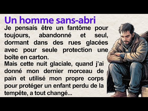 A Homeless Man ✅| Learn French With a Simple Story | A1–A2 French Listening Practice
