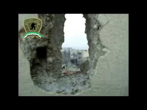 استهداف قناصي كتيبة شهداء العسالي جنود النظام في قسم شرطة حي القدم في مدينة دمشق