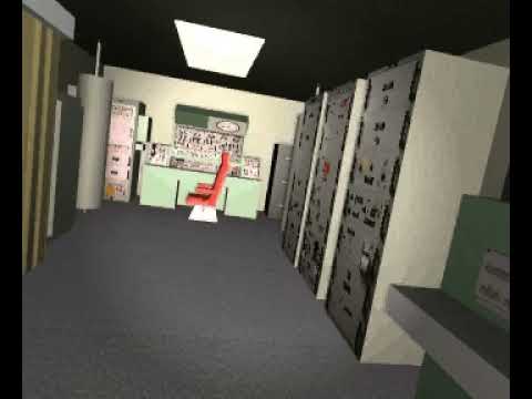 Animated fly through of a Minuteman III Command Data Buffer Launch Control Center