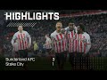 Ba Shines In Win | Sunderland AFC 3 - 1 Stoke City | EFL Championship Highlights