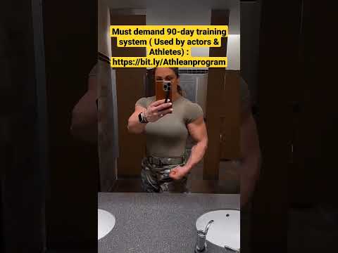 muscular military woman
