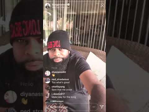 LO FREESTYLES FOR KXNG CROOKED ON IG LIVE