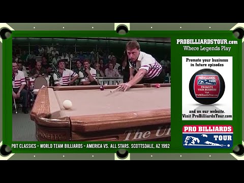 World Team Billiards   Team America vs All Stars 1992  - PBT Classics