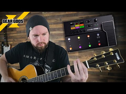 Make Your Acoustic Guitar Sound AMAZING With The Line6 POD Go! | GEAR GODS