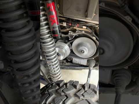 New STM Rage 3 primary clutch freshly installed on the 2020 RZR Pro XP 4