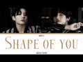 Jungkook & Taehyung (V) - Shape of you (AI cover)