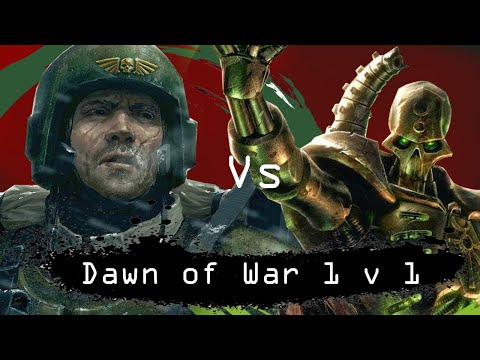 Dawn of War  Soulstorm 1 v 1 Imperial Guard vs Necrons