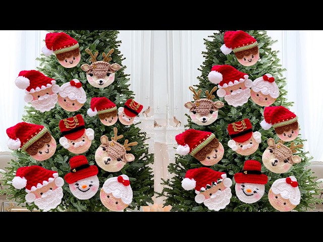 Vídeo relacionado con Navidad Colgante Decoración, 24 Piezas Mini Adornos Navideños, Resina Papá Noel Árbol de Navidad Muñeco de Nieve Reno, Miniaturas Navidad Colgantes para DIY