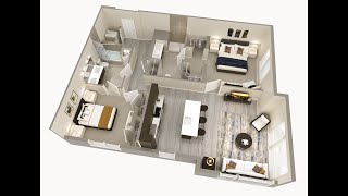 Dwell 2nd Street Luxury Apartments - 2BR (Quartz)