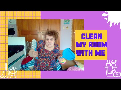 Clean my room with me  {super messy room }