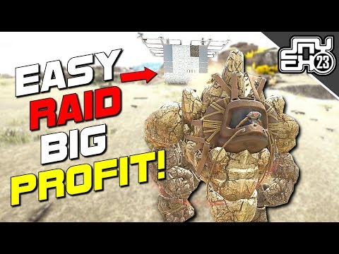 RAIDING A SWAMP BASE  - MTS ARK 4 MAN PvP Server